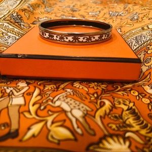 Hermes Bangle Balcons du Guadalquivir Silver 65